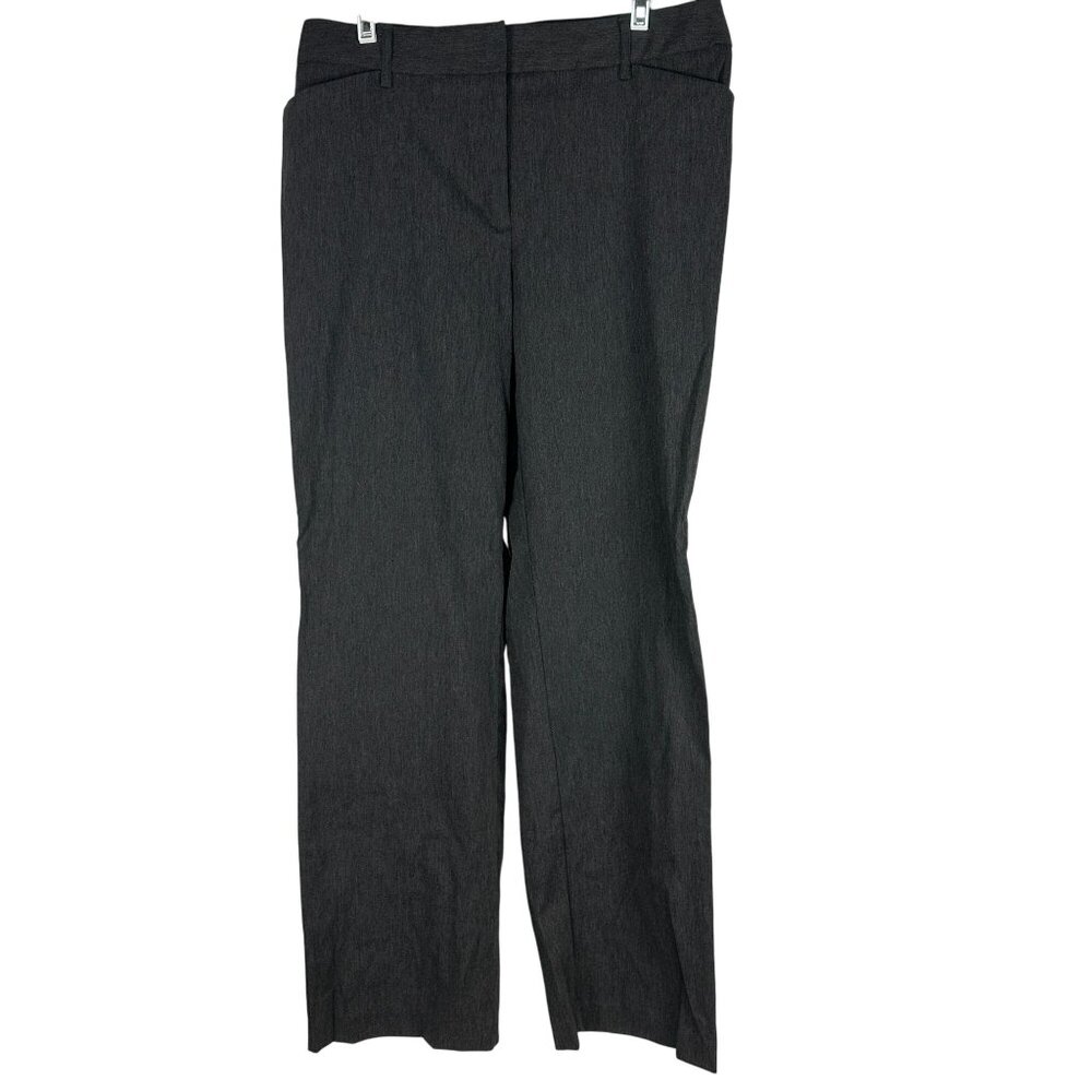 Time And Tru Womens Average Size 12 Grey Heather Stretch Pants